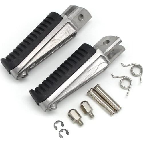2 pcs Front Footrests Foot Pegs For Yamaha FZX250 ZEAL FZX750 SRV250 XJ400 XJ900 XJR1200 XJR1300 YZF600 YZF600R YZF1000R TDR125