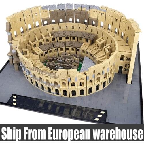 Mould King 22002 Building Block Brick Toys Model 6544pcs The Colosseum MOC-49020 Children Puzzle Assembly Christmas Gift 5225