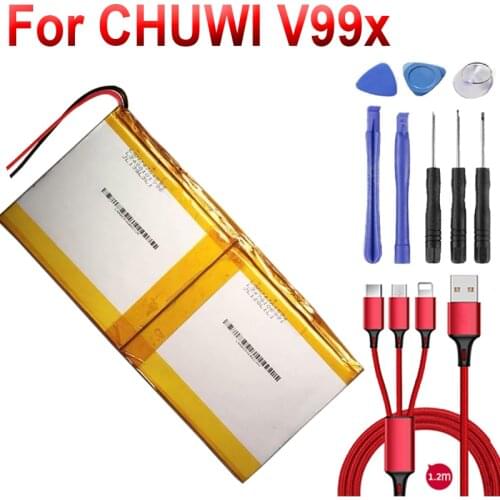 3.7V Battery for CHUWI V99x Tablet PC+USB cable+toolki