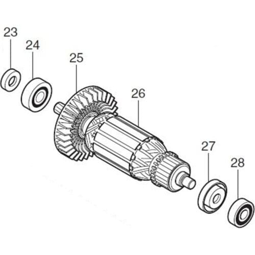 AC220-240V MAKITA 518807-5 Rotor Motor Armature for FS4200 FS4000 Rotor