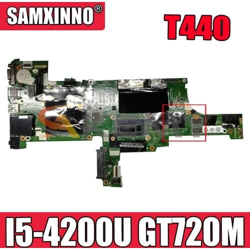 Akemy VIVL0 NM-A101 For Lenovo Thinkpad T440 Laptop Motherboard CPU I5 4200U GPU GT720M Test Work FRU 00HW219 04X4036 04X4037