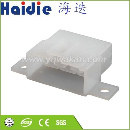 Free shipping 5sets 6pin plastic housing plug auto wiring harness cable male unsealed connector HD068-6.3-11