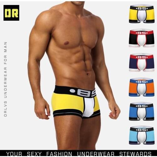 BS Brand Male Underwear Panties Men Boxers Cotton Men Underwear Penis Pouch Breathable Sexy Underpants Comfortable Men Boxers