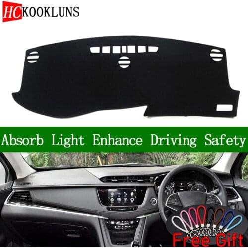 For Cadillac XT5 2016 2017 2018 Right Hand Drive Dashboard Cover Car Stickers Sun Shade Dash Mat Carpet Interior Accessories
