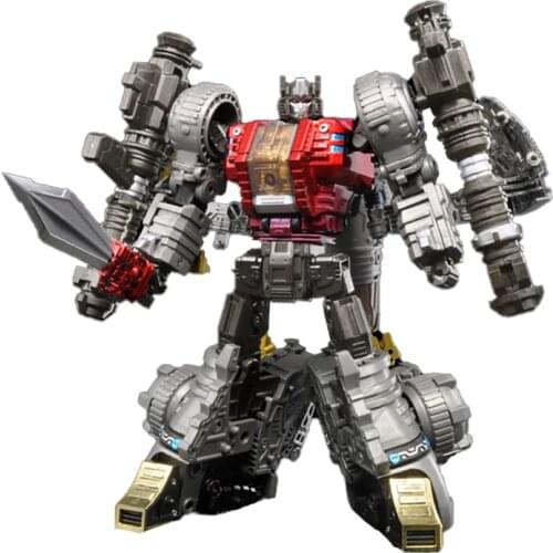 G-creation SRK01 SRK-01 Sludge Transformation Action Figure IDW 20CM ABS KO Prowl Cartoon Character Deformation Car Robot Figma