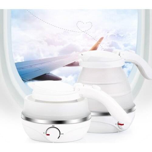 Electric kettle travel abroad folding silica gel portable