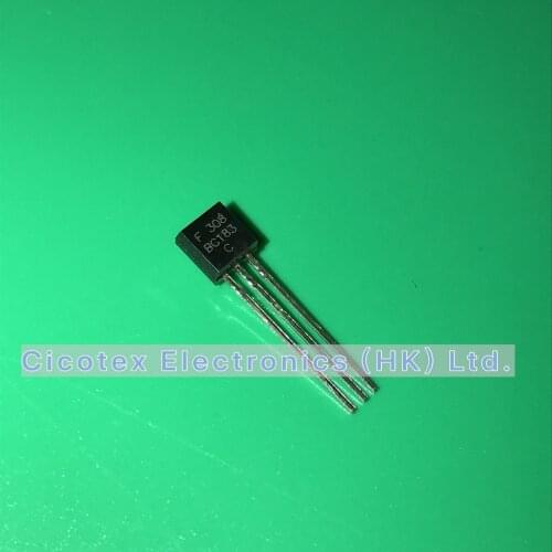 10pcs/lot BC183C TO92 BC183 C TRANS NPN 30V 0.1A TO-92 BC183-C