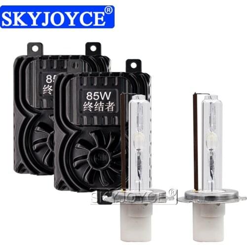 SKYJOYCE 1 Set Xenon H7 85W High Power Ballast HID Headlight Kit 12V H1 H3 H7 H8 H11 Auto Xenon Headlight Lamp 4300K 6000K 8000K