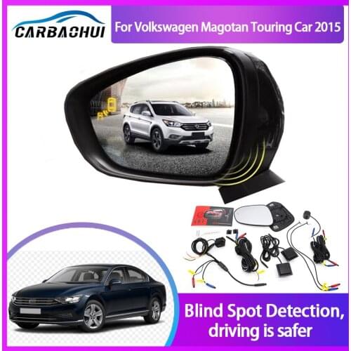 Millimeter Wave Radar Blind Spot Monitoring BSA BSD BSM for Volkswagen Magotan Touring Car 2015 Assist Safety Lane Change Assist
