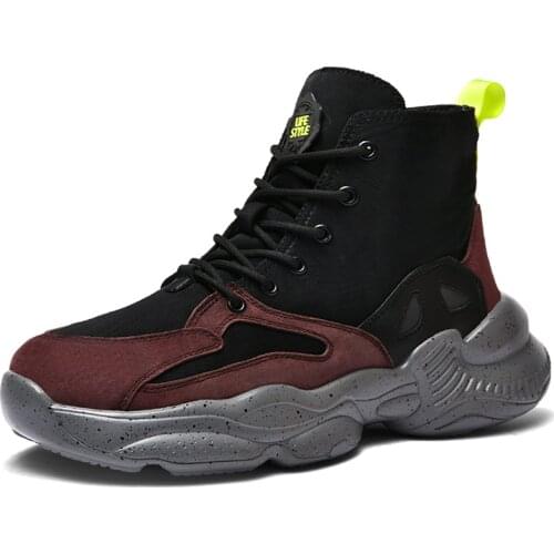 High Top Running Shoes Men Thick Bottom Sneakers Male Dad Shoes Height Increasing Sport Shoes Quality Casual Trainers 2021 New