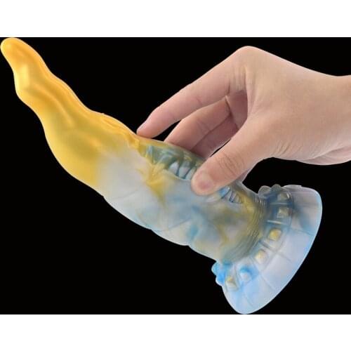 Huge Animal Dildo Realistic Animal Dildos Vaginal Stimualtor Fake Penis Silicon Adult Shop Sex Products Toys For Male Female 18