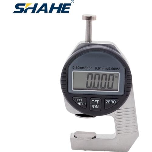0-10mm 0.01 mm/inch Big head Portable mini Precise Digital Thickness Gauge Meter Tester Micrometer thickness measurement tool