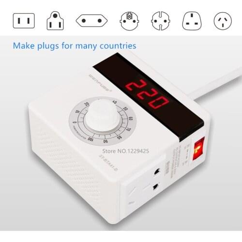 4000w Electronics Voltage Regulator Machinery Fans Adjust Speed Hair Heat Pipe Thermostat Communication 220V Adjust Speed