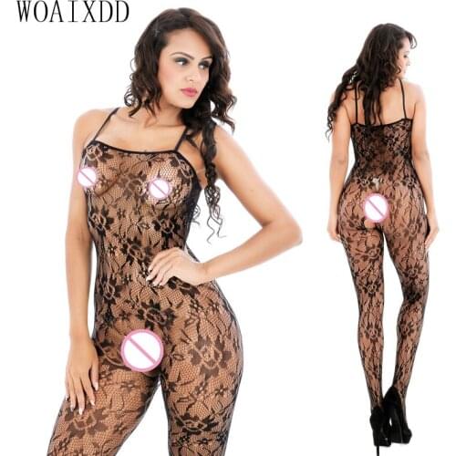 Sexy Lingerie Hot Bodysuits Costumes For Women Bodycon Dress Bodystocking Open Crotch Teddies Babydolls Underwear