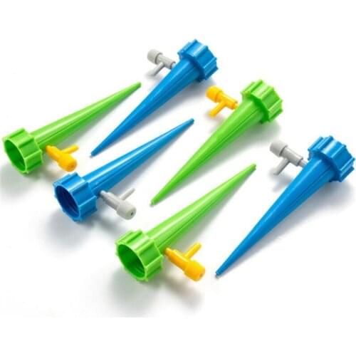 6 PCS Auto Drip Irrigation Watering System Watering Spike Garden Plants Flower Watering Kits Household Automatic Waterers