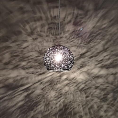 Modern minimalist bar restaurant multi-head molecular rotating pendant lamps Nordic bedroom bedside metal pendant lights