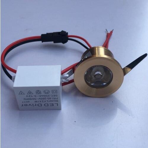 LED Mini Downlight Under Cabinet Spot Light 1W for Ceiling Recessed Lamp AC85-265V led Down lights free shipping