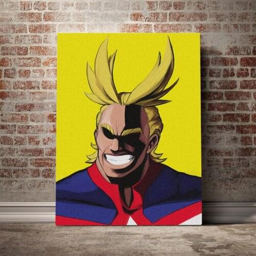 All Might Toshinori Yagi My Hero Academia Canvas poster Painting wall Art decor Living room Bedroom Study Home Decoration Prints