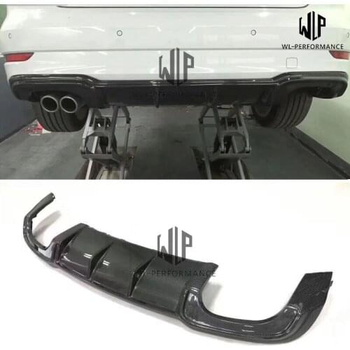 A3 S3 RS3 High quality Carbon fiber Rear bumper Rear lip splitter For Audi A3 S3 RS3 Sedan Car styling 2018