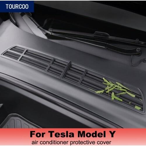 For Tesla Model Y Hood Air Conditioner Air Intake Protective Cover Car Modification Accessories