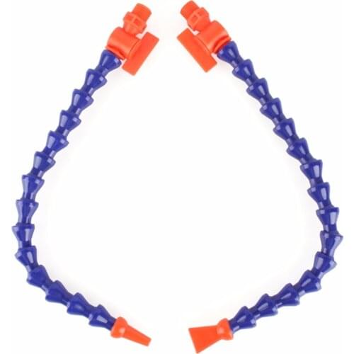 1Pcs Round Flat Flexible Plastic Water Oil Coolant Pipe Hose for Lathe CNC with Switch 1/4'' 3/8" 1/2"