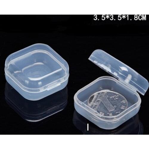 1000s Square Transparent Plastic Packing Box Clear Multipurpose Display Box Case Plastic Jewelry Storage Box Tool box SN1673