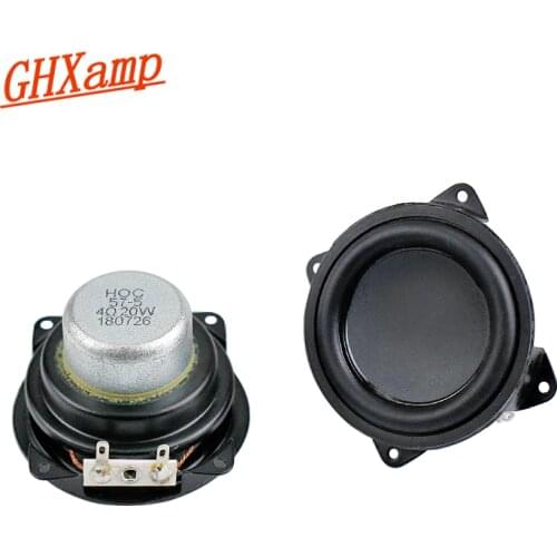 4OHM 20W 56mm Full Range Speaker Full-bodied Vocals Trong Bass Neodymium with Ears 2PCS