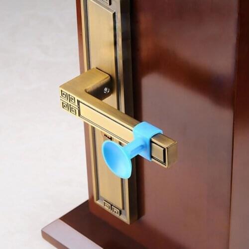 Household Adhesive Multi-Purpose Glass Closet Door Non Punching Toilet Handle Drawer Handle Door Handle Suction Anti-Collision