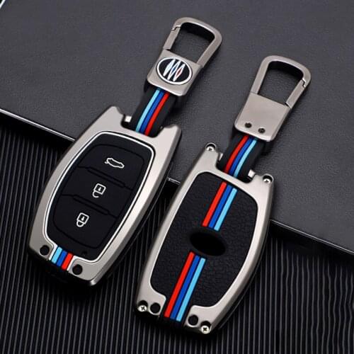 Car Key Case Cover For Hyundai Creta ix25 ix35 ix20 i30 i40 Tucson Elantra Santa Fe Sonata Solaris 2016 2017 2018 Accessories
