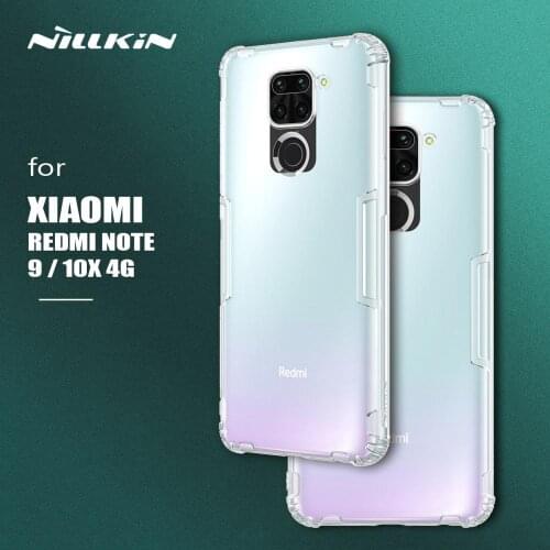 Nillkin for Xiaomi Redmi Note 9 10X 4G Case TPU Soft Silicone Back Cover Ultra-Thin Protective Case for Redmi Note 9 10X 4G Case