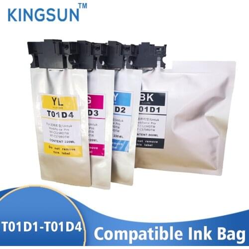 T01D1 T01D2 T01D3 T01D4 Ink Cartridge Compatible For Epson Workforce Pro WF C529RDTW Pro WF C579RDTW printer with chip and ink