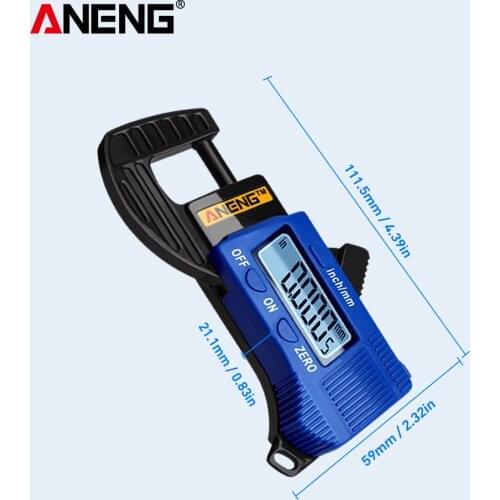 0.01mm Mini Digital Thickness Gauge Dial Thickness gauge Caliper Meter Carbon Fiber Composites Width Measure Tools