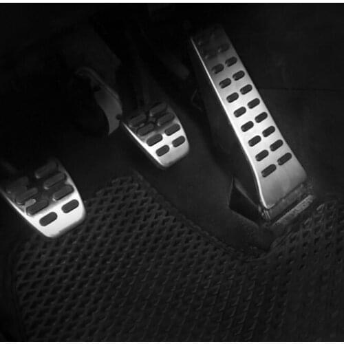 For Hyundai Santa Fe 2018 2019 2020 NEXO 2018 2019 Car Accelerator Pedal Brake Pedals Non Slip Cover Case Pads Trim Accessories