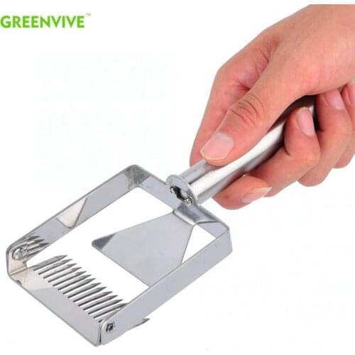 Bee Tools Multifunction Stainless Steel Uncapping Fork Honey Scraper 17 Needles Uncapping Knife Beekeeping Tool