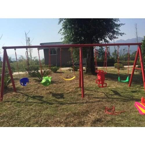 Outdoor baby swing chair playground childrens plastic slide garden toys seat kids monkey bars set children child swing nest Q53