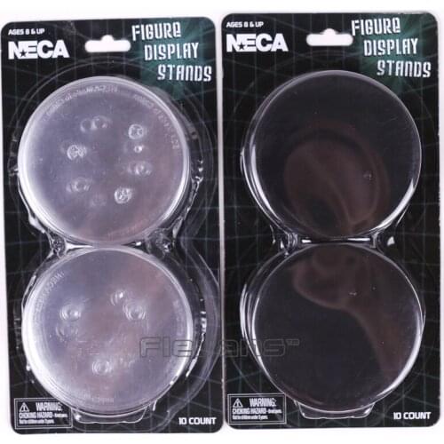NECA Figure Display Stands Compatible with Most 6"-9" Action Figures Black/White 10pcs/dozen