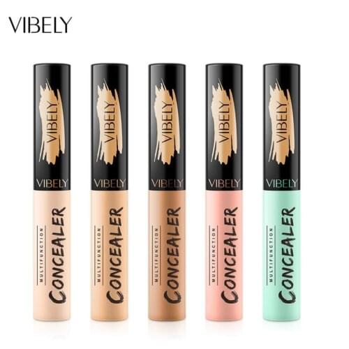 Vibely Professional oil control Concealer Liquid Foundation Waterproof Long Lasting Concealer Contour Cream Makeup T1033