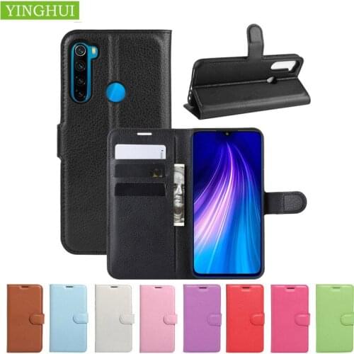 Luxury Wallet PU Leather Back Cover Case For XIAOMI Redmi Note 8t Flip Phone Case Cover Protective Bag Leather phone Case