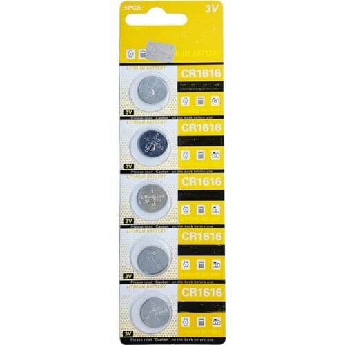 5pcs/lot CR1616 Watch Battery 1616 3v 1616 Alkaline button cell