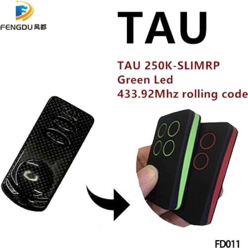 Replace 250K-SLIM RP 433Mhz TAU Rolling Code Remote Control Key Fob with free shipping