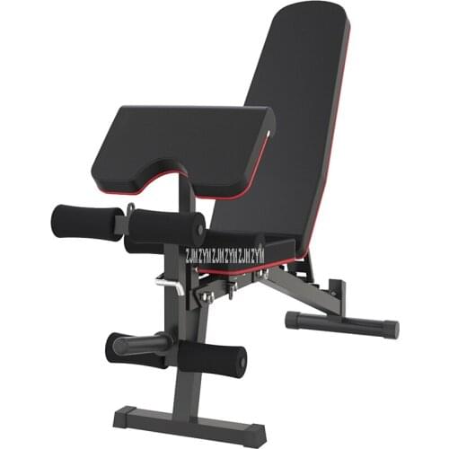 V518 Dumbbell Stool Indoor Fitness Abdominal Boards Chair Home Sit Up Supine Board Multifunctional Crunch Bench Ab Chair Device