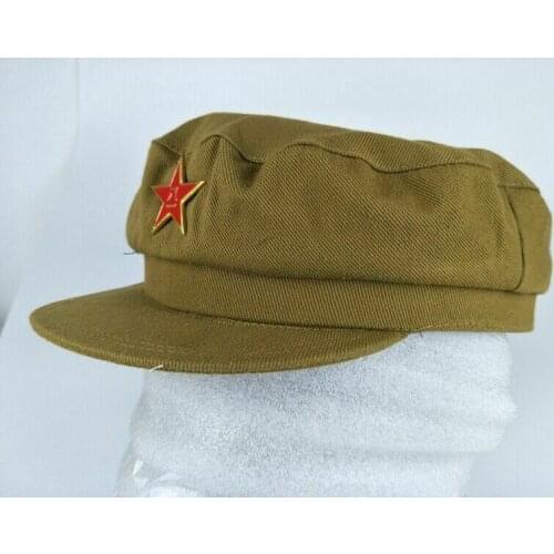 WW2 CHINESE ARMY MILITARY OFFICER TYPE 50 COTTON HAT CAP -SIZE L