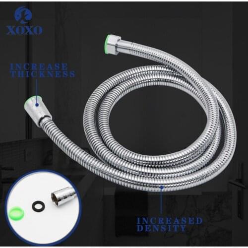 XOXO 1.5m Stainless Steel Shower Hose Soft Shower increase thickness increased densityBathroom Water Pipe Common Plumbing Hoses