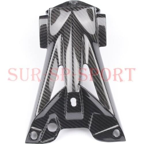 Number Plate Holder Guard Cover For BMW S1000RR 2009 2018 Full Carbon Fiber 100% Twill