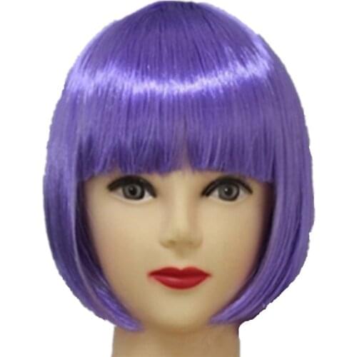 Woman Halloween Anime Costumes Girls Synthetic lace Bob Cosplay Accessories Carnival Purim parade Nightclub bar Role play props