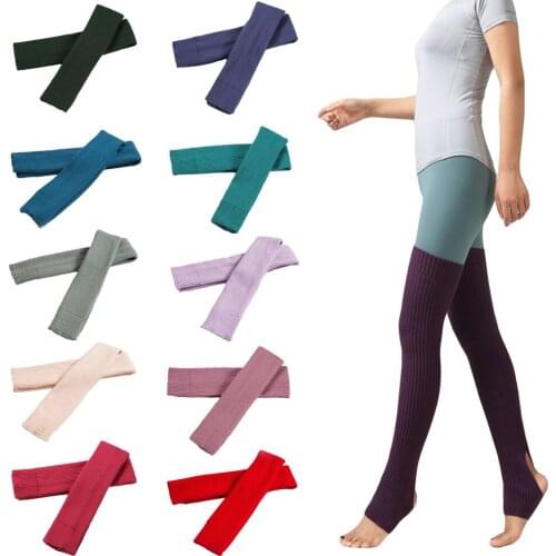 Women Thigh High Knitted Warm Leg Warmers Over the Knee Sleeve Step Foot Socks SCKMX0007