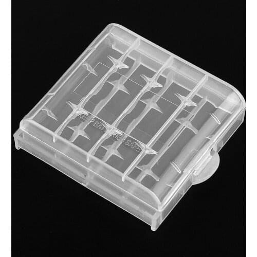 1 Pc Portable Plastic Lithium Battery Box with Protective and Storage Function Durable Battery Cases Fit for 10440 Battery