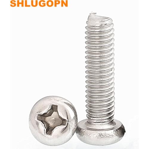 M3.5 M4Stainless steel 304 A Pan Head Cross Head machine Screw Long Screw Outlet Switch Furniture Use