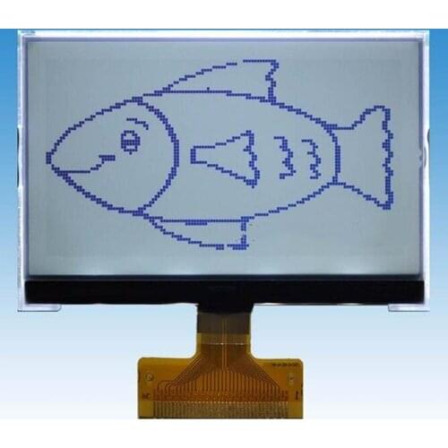 36PIN SPI White Backlight Big Size COG 12864 LCD Screen ST7565R Controller Parallel Interface