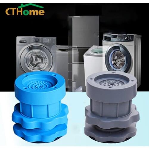 4PCS AntiVibration Damper Washing Machine Feet Pads Rubber Mat Adjustable Non-Slip Pad Floor Protector Furniture Protector